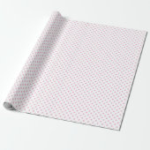 Papier Cadeau Pois rose pâle (Déroulé)