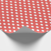 Papier Cadeau Pois rouges et blancs (Coin)