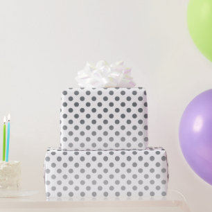 Papier Cadeau Pois Silver Gradient par Shirley Taylor