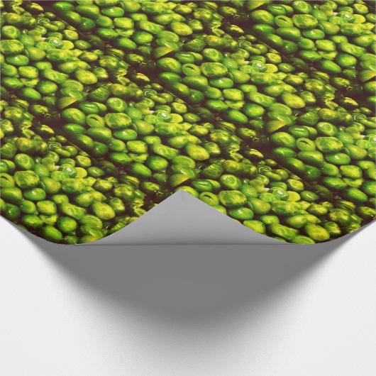 Papier Cadeau Pois verts (Coin)