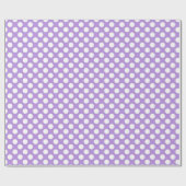 Papier Cadeau Pois violets, Motif à points Polka, points, pointi (Plat)