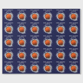 Papier Cadeau Poison de basket-ball (Plat)