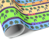 Papier Cadeau Poison de Lovely Girly Hakuna Matata colors (Coin rond)