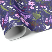 Papier Cadeau Poison Garden | Toutes les fleurs (Coin rond)