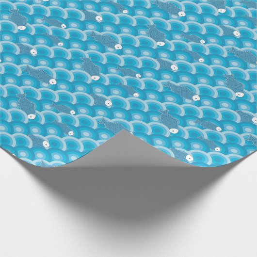 Papier Cadeau Poisson (Coin)