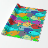 Papier Cadeau Poisson (Déroulé)
