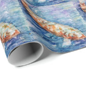 Papier Cadeau Poisson (Coin rond)