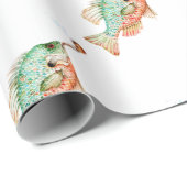 Papier Cadeau Poisson (Coin rond)