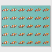 Papier Cadeau Poisson clown (Plat)