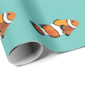 Papier Cadeau Poisson clown (Coin rond)