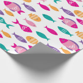 Papier Cadeau Poisson coloré sous la mer (Coin)