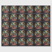 Papier Cadeau Poisson d'avril blagues (Plat)