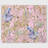 Papier Cadeau Poisson de corail sous-marin (Plat)