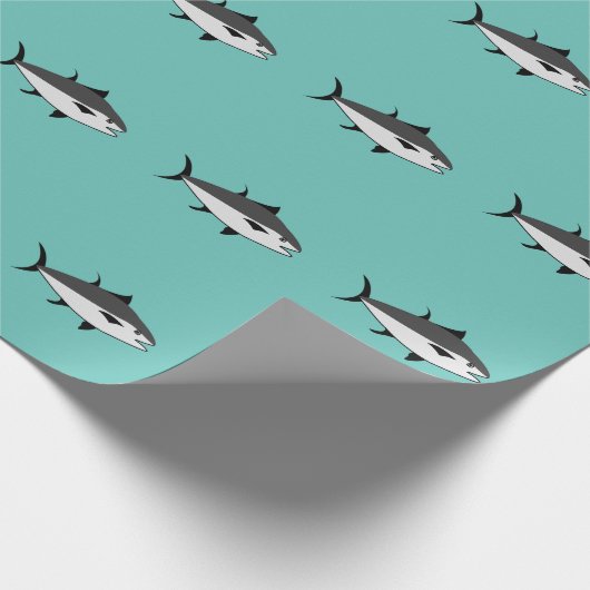Papier Cadeau Poisson de thon (Coin)