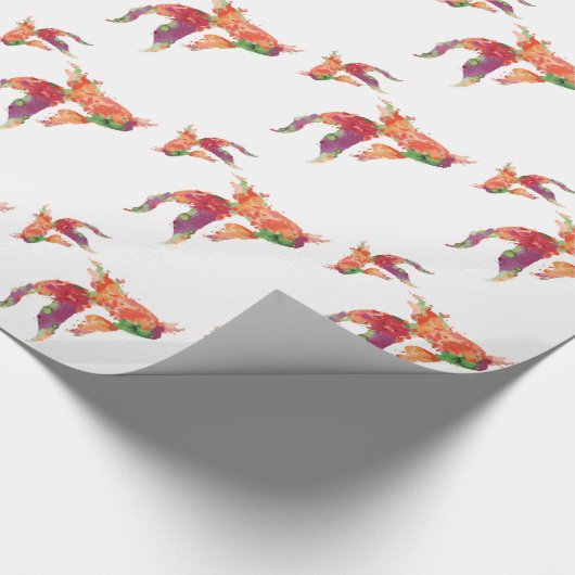 Papier Cadeau poisson d'eau (Coin)