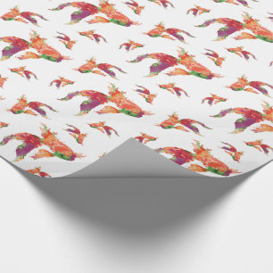 Papier Cadeau poisson d'eau
