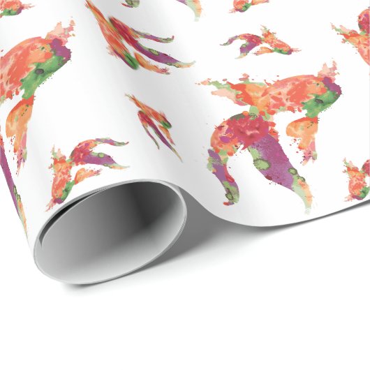 Papier Cadeau poisson d'eau (Coin rond)