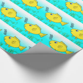 Papier Cadeau Poisson d'or (Coin)