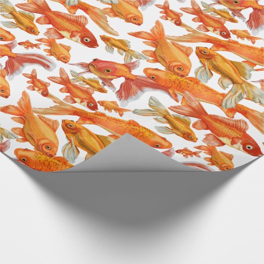 Papier Cadeau Poisson d'or (Coin)