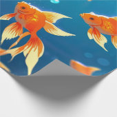 Papier Cadeau Poisson doré (Coin)