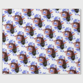 Papier Cadeau Poisson japonais (Plat)