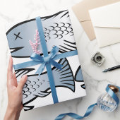 Papier Cadeau Poisson mort