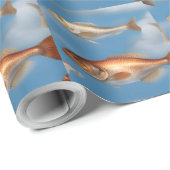 Papier Cadeau Poisson pluvieux (Coin rond)