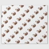 Papier Cadeau Poisson rouge de n de loutre (Plat)