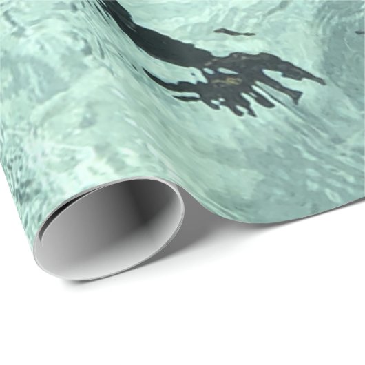 Papier Cadeau Poisson tropical (Coin rond)