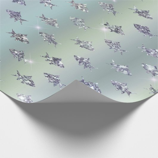 Papier Cadeau Poissons avec brio sur (Coin)