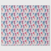 Papier Cadeau Poissons de gelée colorée (Plat)