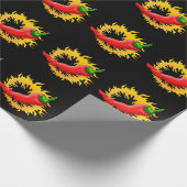 Papier Cadeau Poivre avec flamme (Coin)