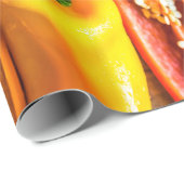 Papier Cadeau Poivrons mûrs de Jalapeno (Coin rond)