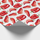 Papier Cadeau Poivrons rouges (Coin)