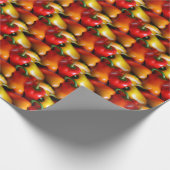 Papier Cadeau Poivrons rouges et jaunes (Coin)