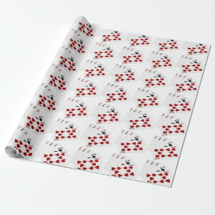 Papier Cadeau Poker Hands - Full House Ace et Ten