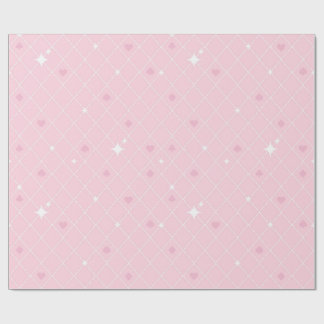 Papier Cadeau Poker pink pattern