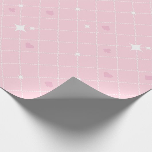 Papier Cadeau Poker pink pattern (Coin)