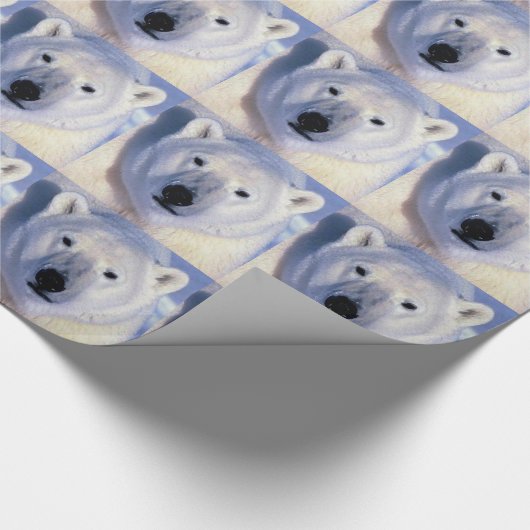 Papier Cadeau Polar Bear (Coin)