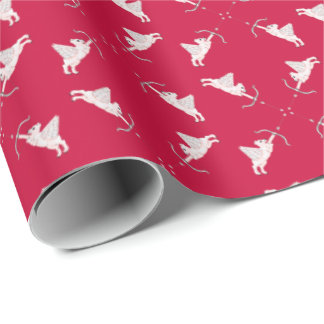 Papier Cadeau Polar Bear Cupids Wrapping Paper