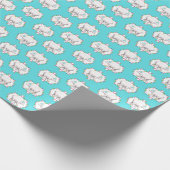 Papier Cadeau Polar Bears in Pom Pom Ski Hats Wrapping Paper (Coin)