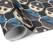 Papier Cadeau Police (Coin rond)