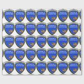 Papier Cadeau Police (Plat)