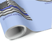 Papier Cadeau Police (Coin rond)