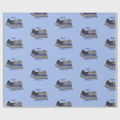 Papier Cadeau Police (Plat)