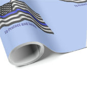 Papier Cadeau Police (Coin rond)