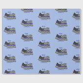 Papier Cadeau Police (Plat)