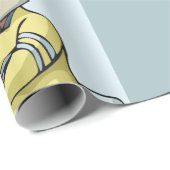 Papier Cadeau Police Motorcycle Officer Law Enforcement (Coin rond)