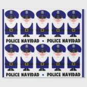 Papier Cadeau Police Navidad (Plat)