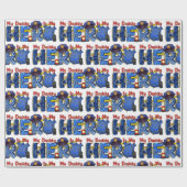 Papier Cadeau Policeman Daddy Hero (Plat)